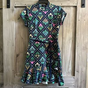 Blecker 126 Dress Ruffle flowers floral